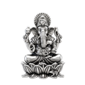 Antique Silver Goddess Ganesha Idol