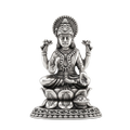 Antique Silver Goddess Lotus Lekshmi Idol