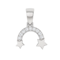 Star Rainbow Silver Pendant