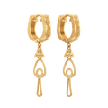 22K Delisa Gold Earring
