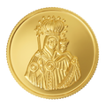 22kt 8g Mother Mary/Cross Gold Coin