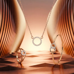 18K Clementine Diamond Necklace Set