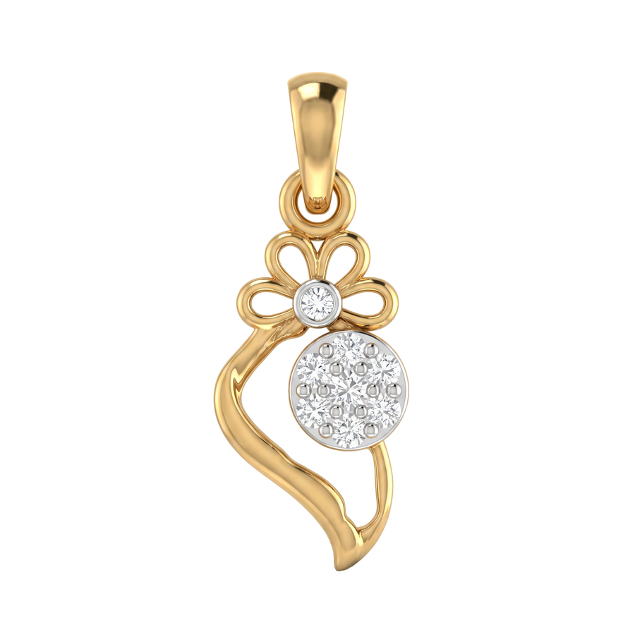 14K Hazel Gold Pendant