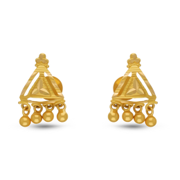 22K Mellisa Gold Earring