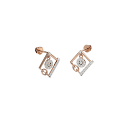 18K Chahak Daimond Gold Earring