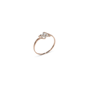 18K Saatvi Diamond Gold Ring