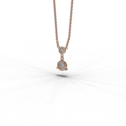 18K Harvi Diamond Gold Necklace