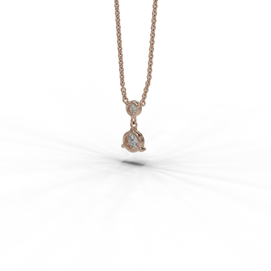 18K Harvi Diamond Gold Necklace