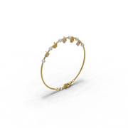 22K Dhyana Gold Bangle