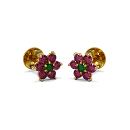 22K Aarvika Gold Earring