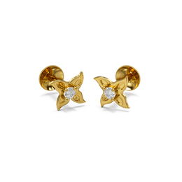 22K Annalee Gold Earring