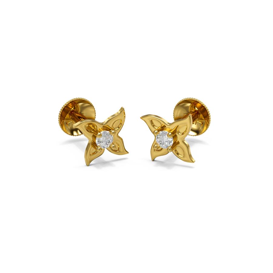 22K Annalee Gold Earring