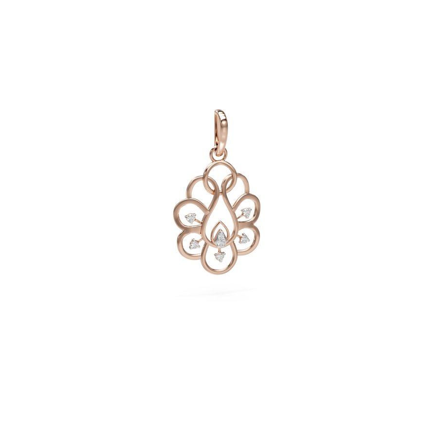 18k Vini Diamond Gold Pendant