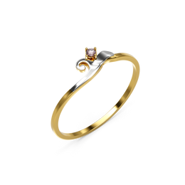22K Lilly Gold Ring