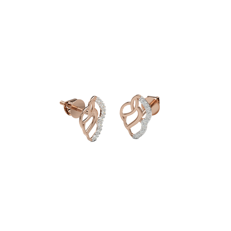 18K Fullara Diamond Gold Earring