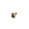 22K Cyarano Navaratna Gold Nose Stud