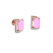 18K Jed Gold Earring