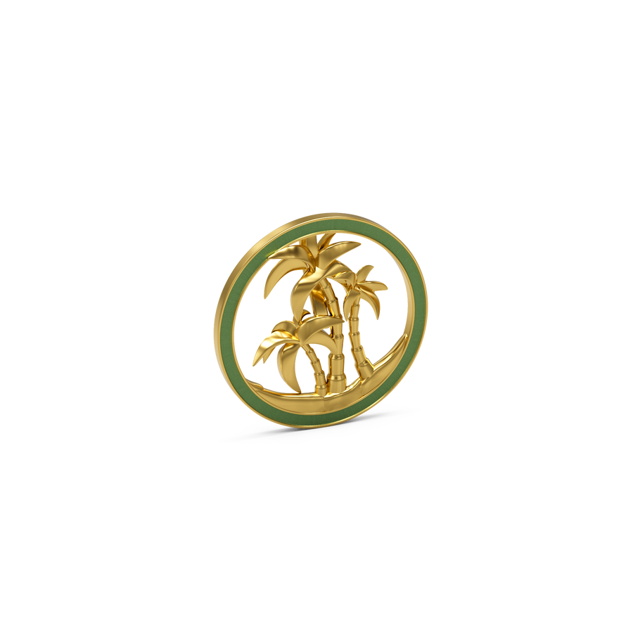 22K Keram Gold Pendant