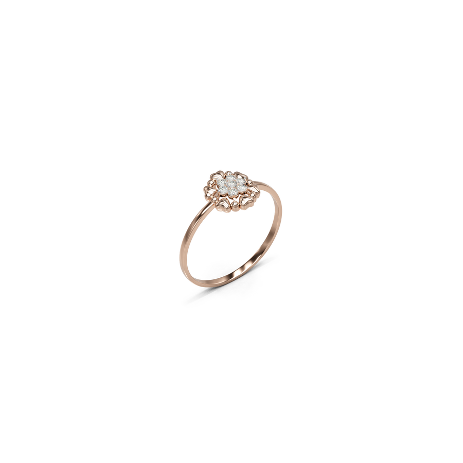 18K Samrendra Diamond Gold Ring