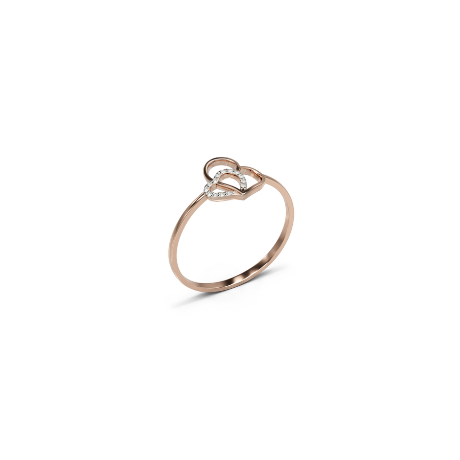 18K Eshma Diamond Gold Ring