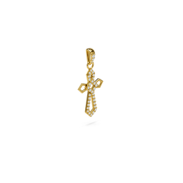22K Cross Gold Pendant