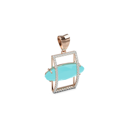 18K Aanya Gold Pendant