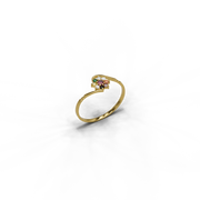 22K Navaratna 8 Gold Ring