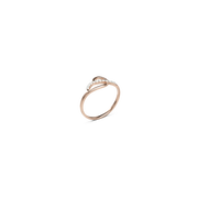 18K Mary Diamond Gold Ring