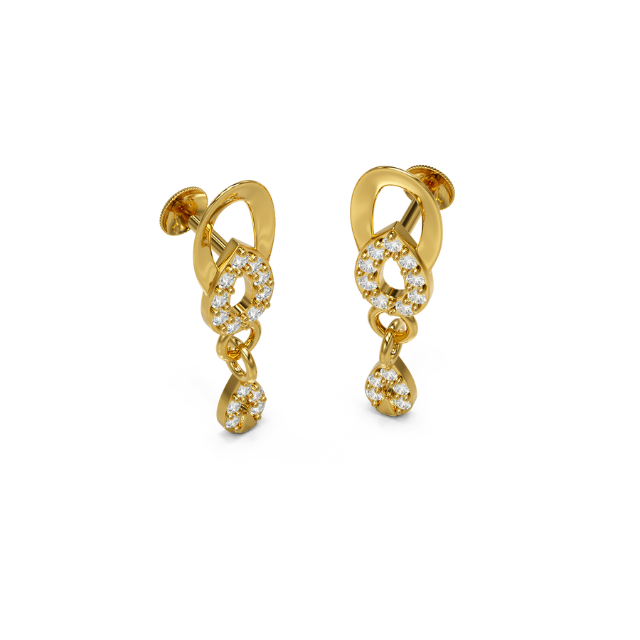 22K Charvi Gold Earring