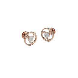 18K Zain Diamond Gold Earring
