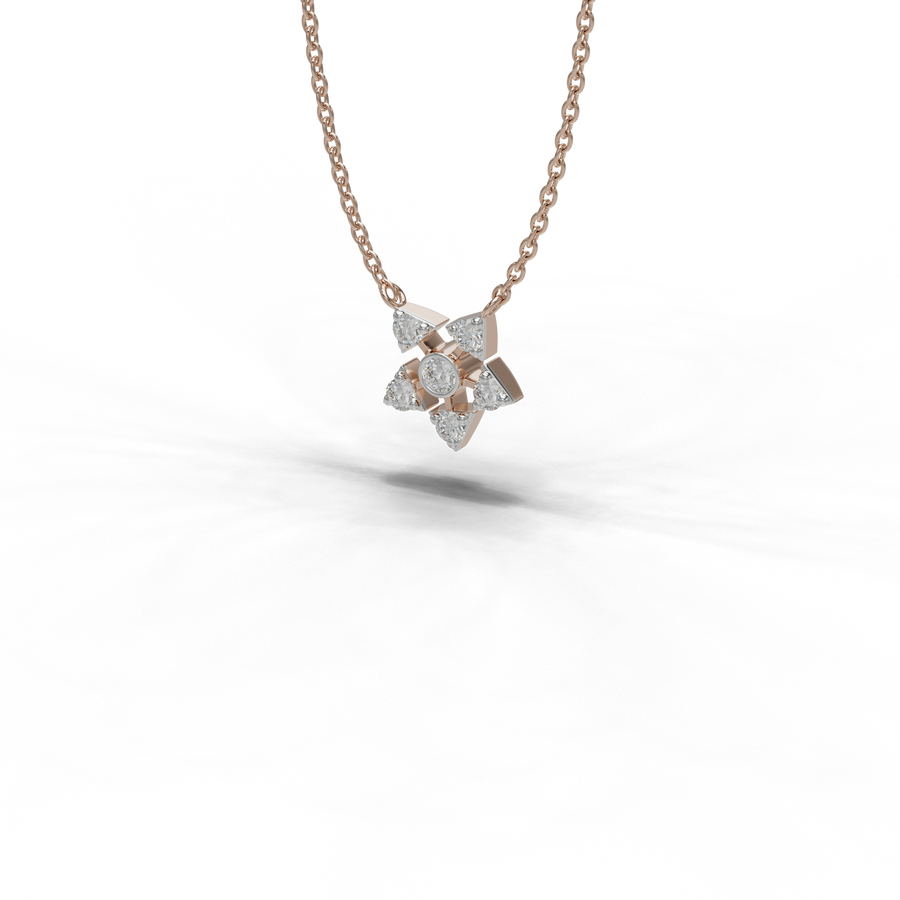 18K Hardha Diamond Gold Necklace