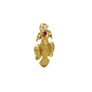 22K Bird Gold Pendant