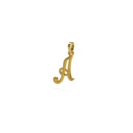 22K Alphabet Gold Pendant