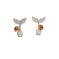 18K Creed Gold Earring