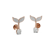18K Creed Gold Earring