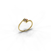 22K Navaratna 2 Gold Ring