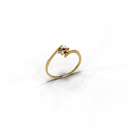 22K Navaratna 2 Gold Ring