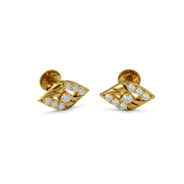 22K Adhitri  Gold Earring