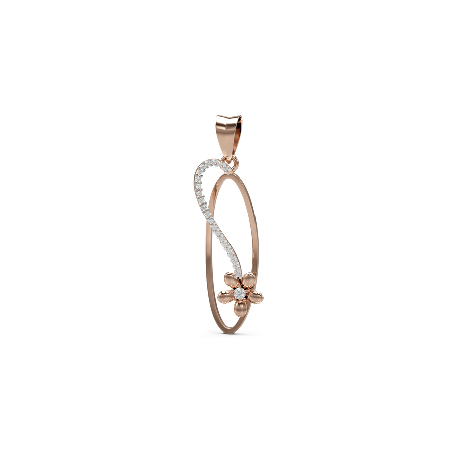 18K Qismat Gold Pendant