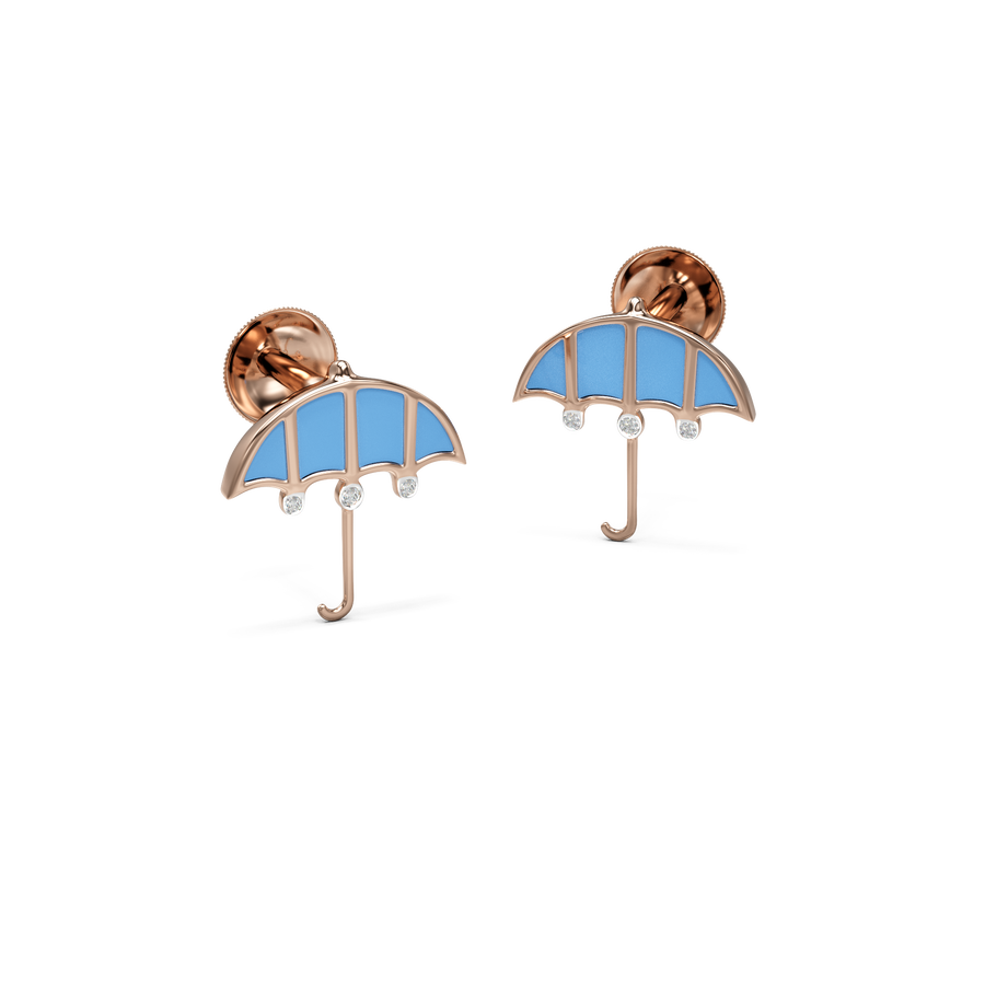 18K Prisha Gold Earring
