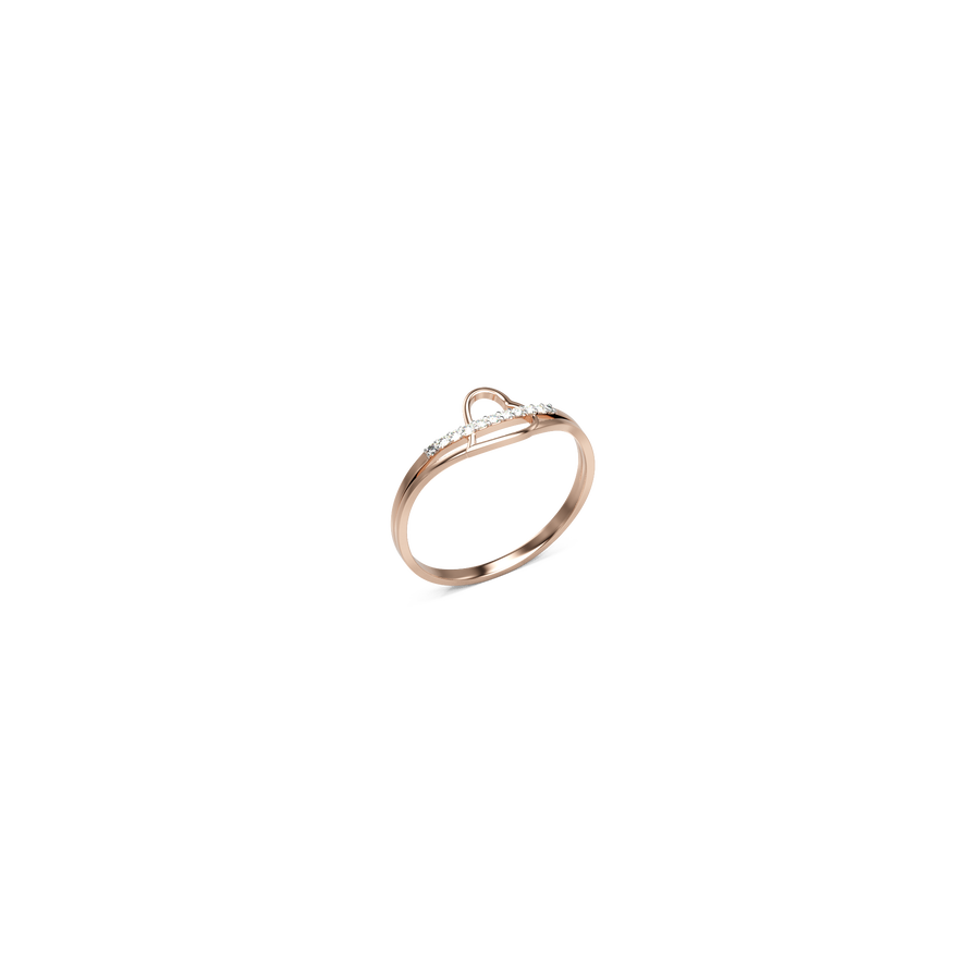 18K Shivya Diamond Gold Ring