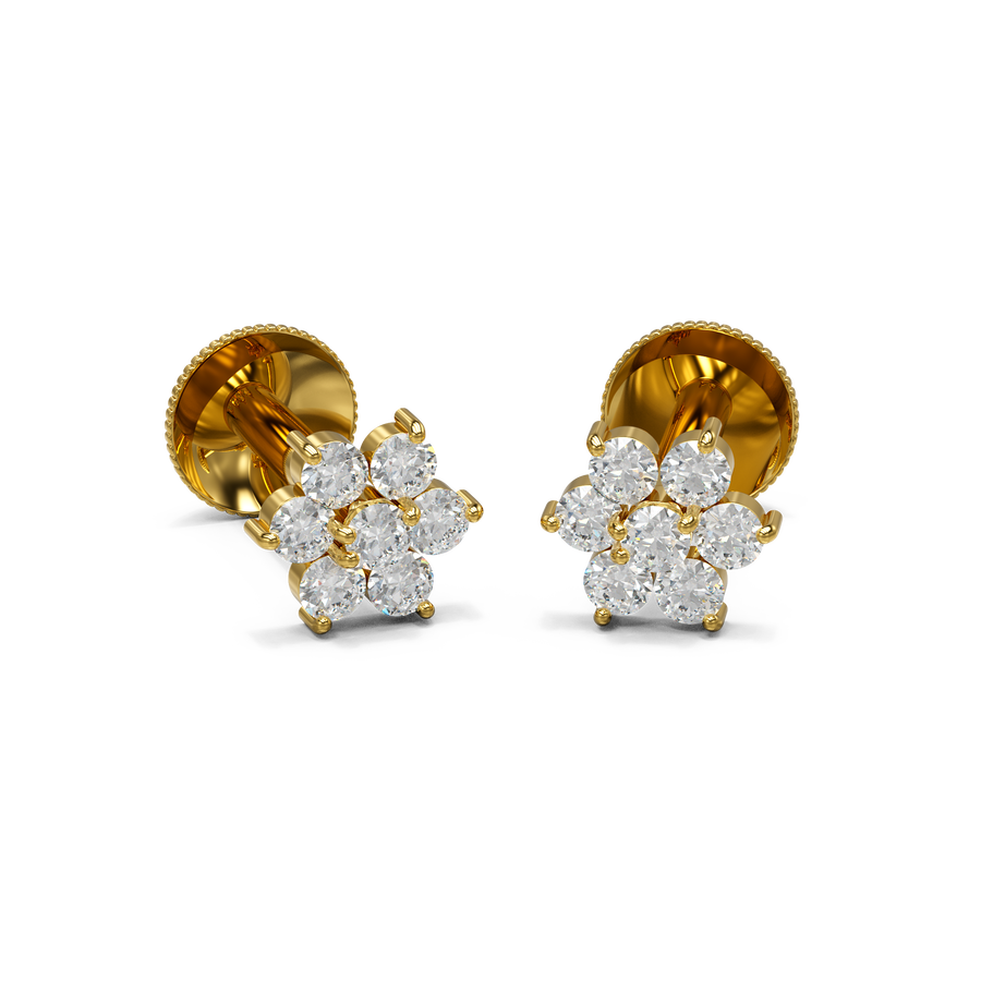22K Dwika Gold Earring