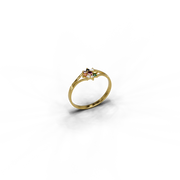 22K Navaratna 4 Gold Ring