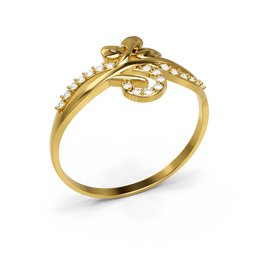 22K Ava Gold Ring