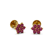 22K Nofa Gold Earring
