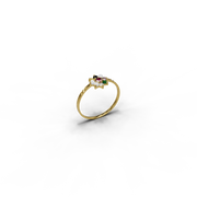 22K Navaratna 5 Gold Ring