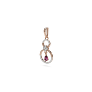 18K Susan Diamond Gold Pendant