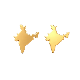 18K India Stud