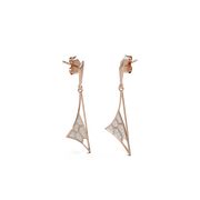 18K Adhiidev Daimond Gold Earring
