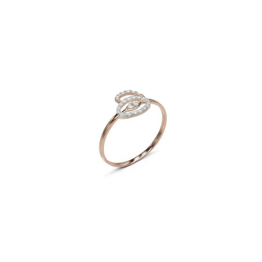 18K Vaani Diamond Gold Ring